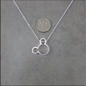 💕Mickey Mouse Silhouette Necklace - NEW💕